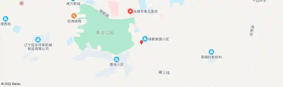 抚顺新屯西街_公交站地图_抚顺公交_妙搜公交查询2025