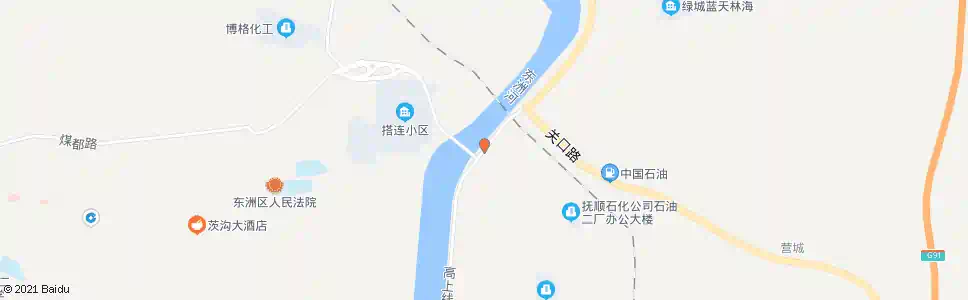 抚顺搭连桥_公交站地图_抚顺公交_妙搜公交查询2025