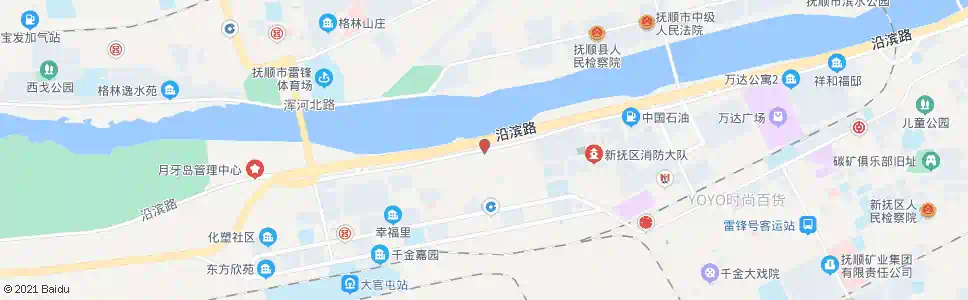 抚顺五道街_公交站地图_抚顺公交_妙搜公交查询2025