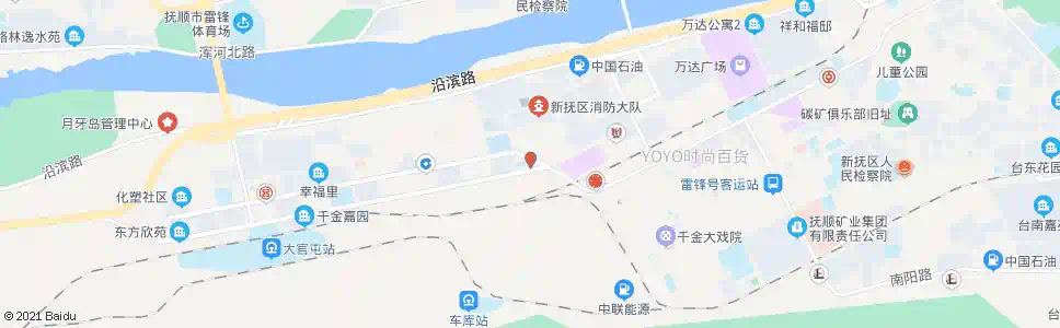 抚顺一道街_公交站地图_抚顺公交_妙搜公交查询2025