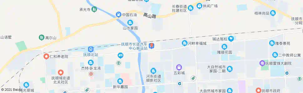 抚顺郊区长途客运站_公交站地图_抚顺公交_妙搜公交查询2025
