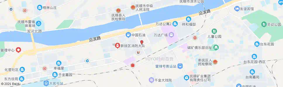 抚顺武功街_公交站地图_抚顺公交_妙搜公交查询2025
