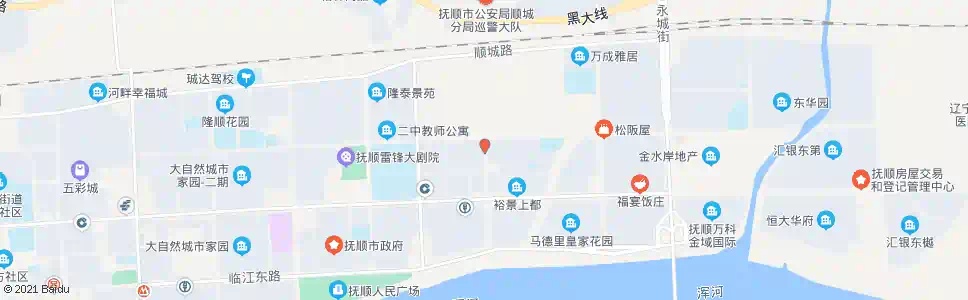 抚顺天城街_公交站地图_抚顺公交_妙搜公交查询2025