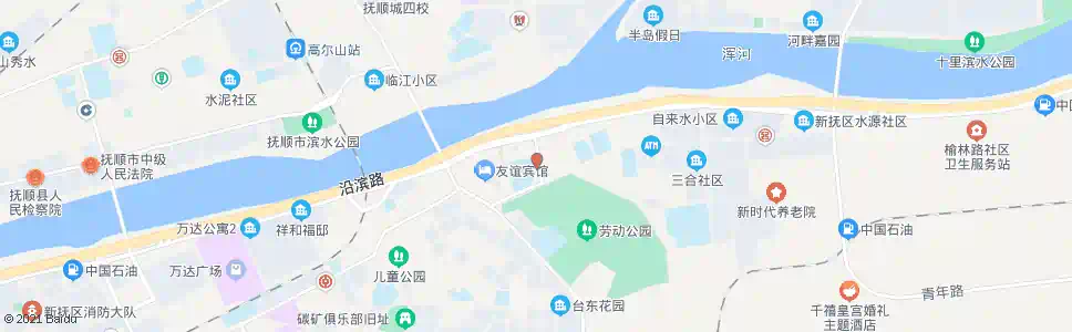 抚顺市总工会_公交站地图_抚顺公交_妙搜公交查询2025