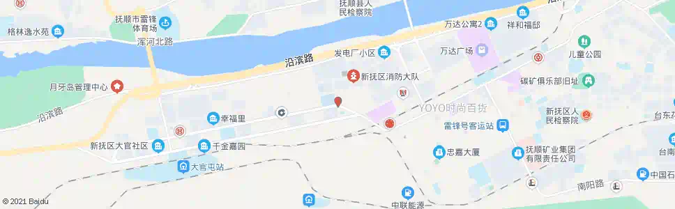 抚顺二道街_公交站地图_抚顺公交_妙搜公交查询2025