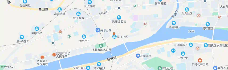抚顺永安桥北_公交站地图_抚顺公交_妙搜公交查询2025