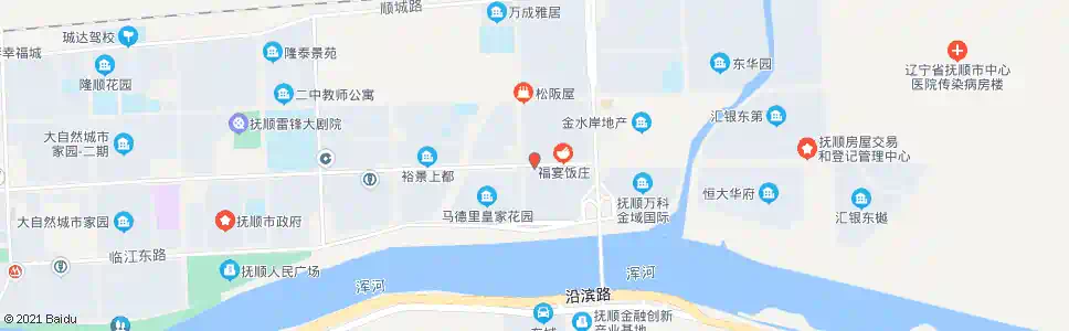抚顺天湖桥南_公交站地图_抚顺公交_妙搜公交查询2025