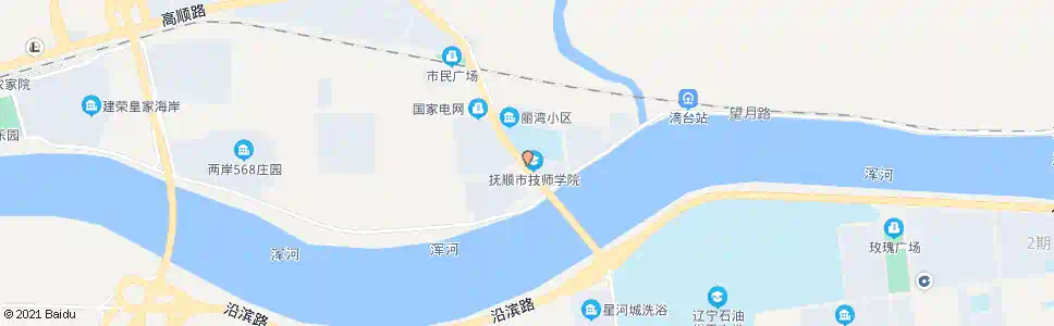 抚顺工业学校_公交站地图_抚顺公交_妙搜公交查询2025