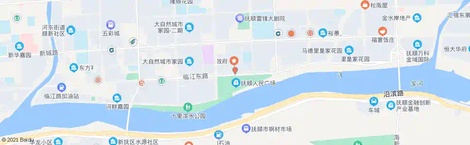 抚顺莲花街_公交站地图_抚顺公交_妙搜公交查询2025