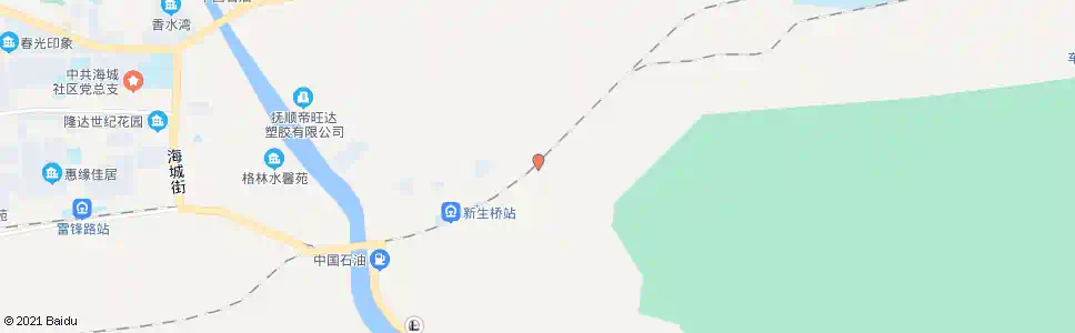 抚顺机务段道口_公交站地图_抚顺公交_妙搜公交查询2025