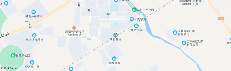 抚顺李石大集_公交站地图_抚顺公交_妙搜公交查询2025