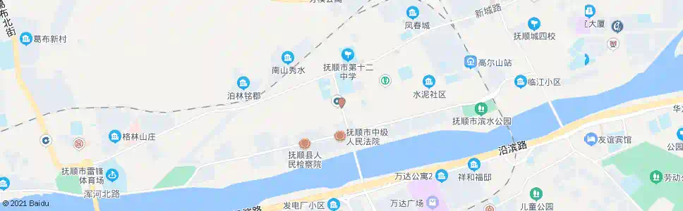 抚顺将军桥北_公交站地图_抚顺公交_妙搜公交查询2025