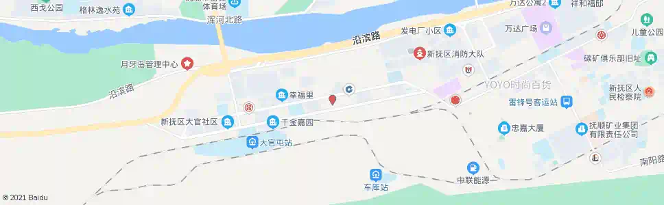 抚顺六道街_公交站地图_抚顺公交_妙搜公交查询2025