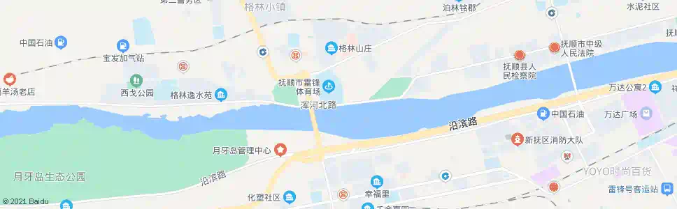 抚顺体育场南门_公交站地图_抚顺公交_妙搜公交查询2025