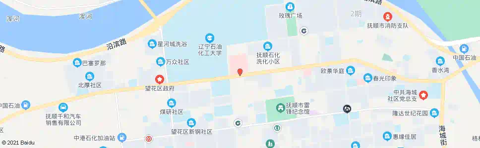 抚顺二院南门_公交站地图_抚顺公交_妙搜公交查询2025