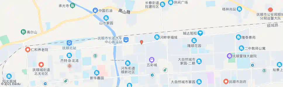 抚顺珲春街北_公交站地图_抚顺公交_妙搜公交查询2025