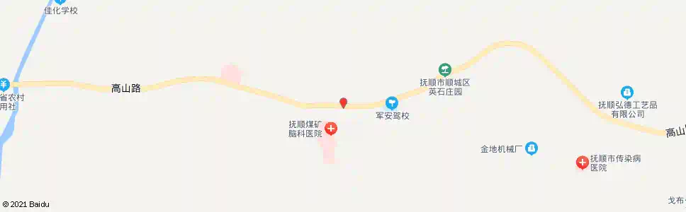 抚顺市脑科医院_公交站地图_抚顺公交_妙搜公交查询2025