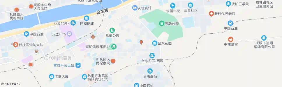 抚顺45中_公交站地图_抚顺公交_妙搜公交查询2025