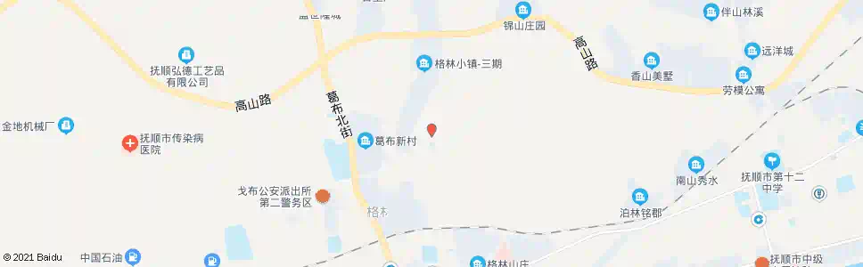 抚顺葛布东街北_公交站地图_抚顺公交_妙搜公交查询2025