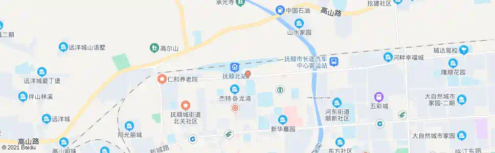 抚顺顺城路_公交站地图_抚顺公交_妙搜公交查询2025