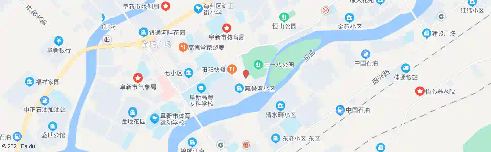 阜新三一八公园_公交站地图_阜新公交_妙搜公交查询2025