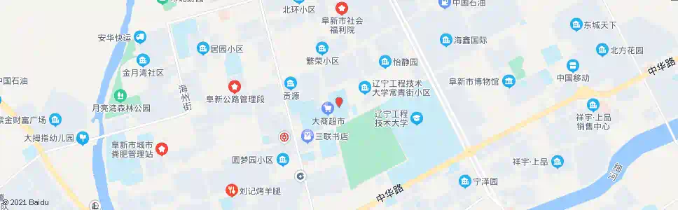 阜新八一路中学_公交站地图_阜新公交_妙搜公交查询2025