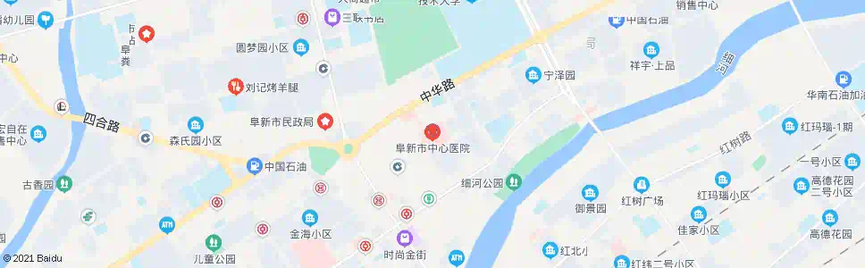 阜新中心医院_公交站地图_阜新公交_妙搜公交查询2025