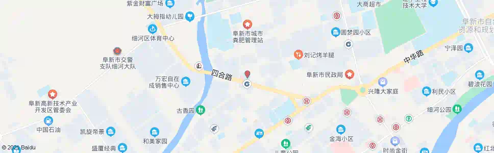 阜新四合小学_公交站地图_阜新公交_妙搜公交查询2025