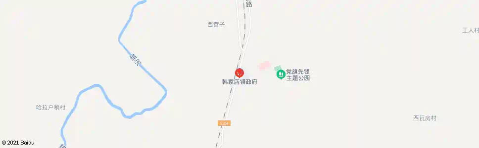 阜新韩家店乡政府_公交站地图_阜新公交_妙搜公交查询2025