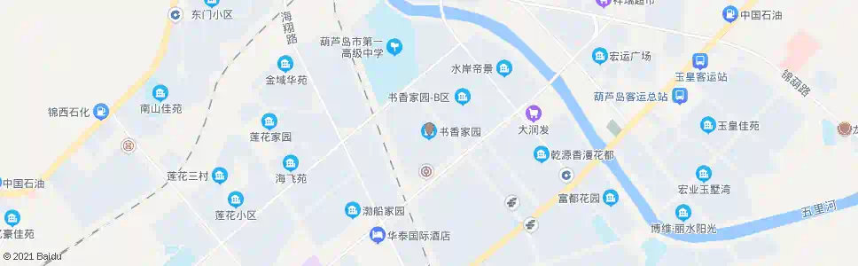 葫芦岛书香家园_公交站地图_葫芦岛公交_妙搜公交查询2025