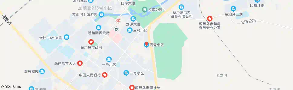 葫芦岛四号小区_公交站地图_葫芦岛公交_妙搜公交查询2025