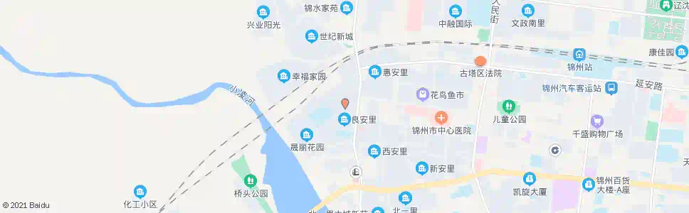 锦州良安里兴居园_公交站地图_锦州公交_妙搜公交查询2025