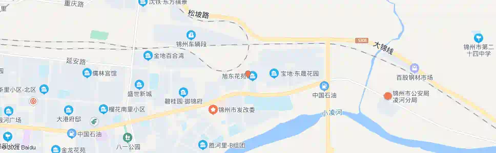 锦州旭东花苑_公交站地图_锦州公交_妙搜公交查询2025
