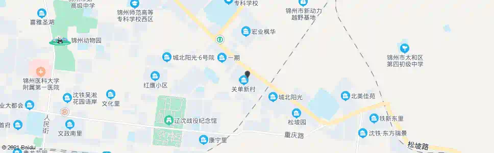锦州松坡园西区_公交站地图_锦州公交_妙搜公交查询2025