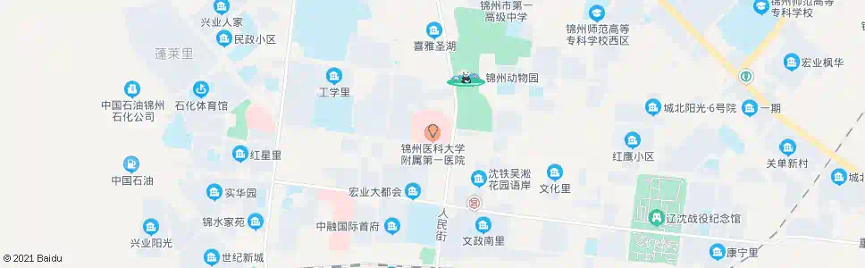 锦州铁医门诊_公交站地图_锦州公交_妙搜公交查询2025