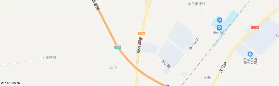 锦州水泉道口_公交站地图_锦州公交_妙搜公交查询2025