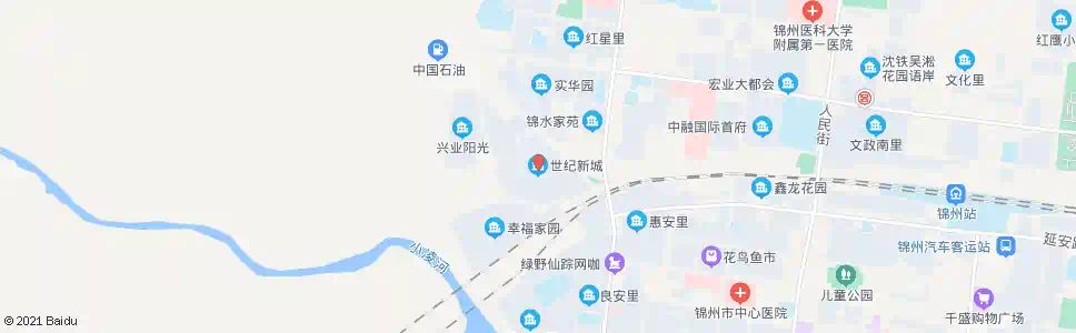 锦州世纪新城_公交站地图_锦州公交_妙搜公交查询2025