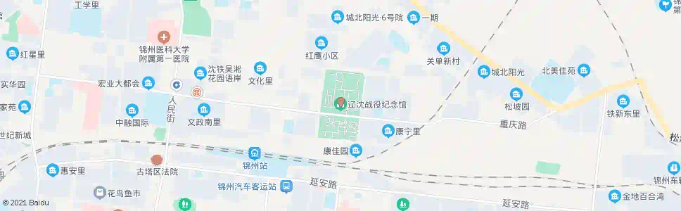 锦州辽沈战役纪念馆_公交站地图_锦州公交_妙搜公交查询2025