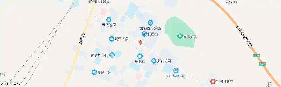 辽阳县党校_公交站地图_辽阳公交_妙搜公交查询2025