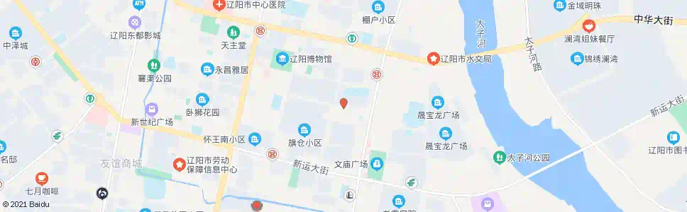 辽阳东二道街_公交站地图_辽阳公交_妙搜公交查询2025