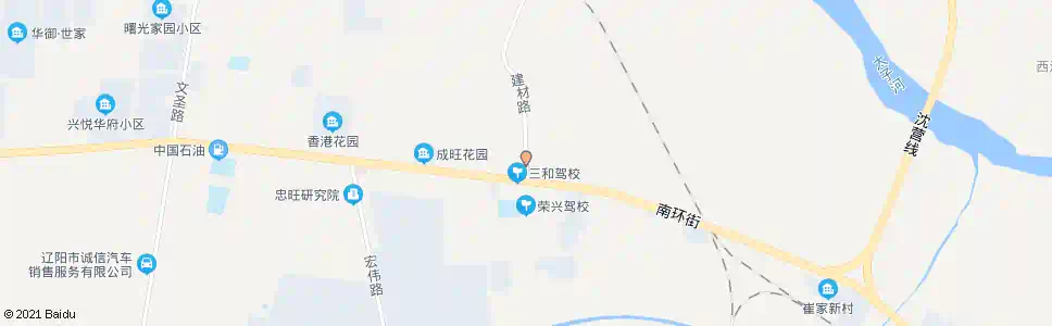 辽阳杨家_公交站地图_辽阳公交_妙搜公交查询2025