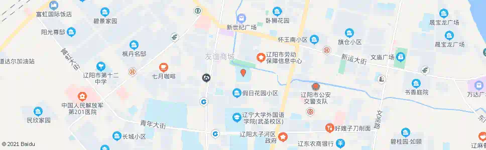 辽阳九中(原一中)_公交站地图_辽阳公交_妙搜公交查询2025