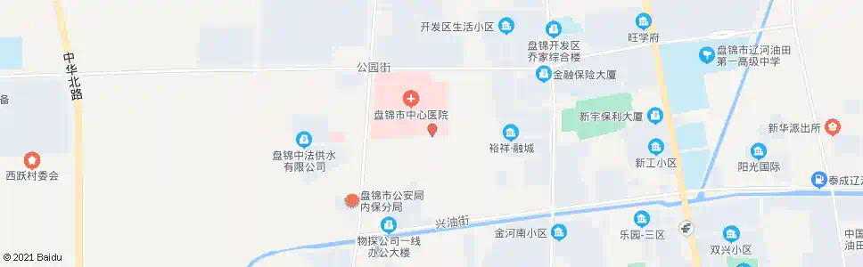 盘锦中心医院南_公交站地图_盘锦公交_妙搜公交查询2025