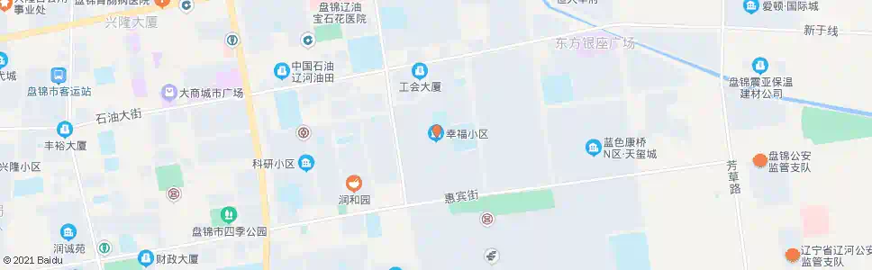 盘锦幸福小区_公交站地图_盘锦公交_妙搜公交查询2025