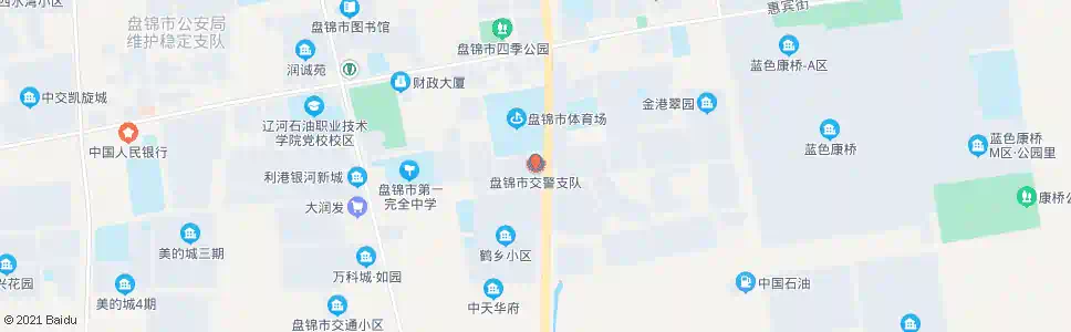 盘锦油田交警_公交站地图_盘锦公交_妙搜公交查询2025