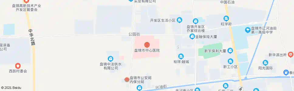 盘锦中心医院北_公交站地图_盘锦公交_妙搜公交查询2025