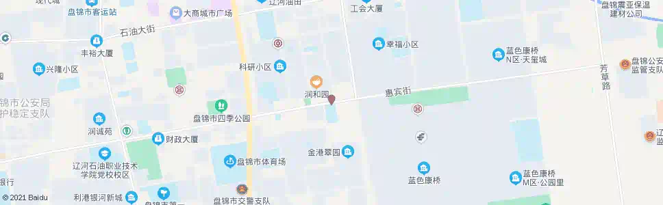 盘锦惠丰小区_公交站地图_盘锦公交_妙搜公交查询2025