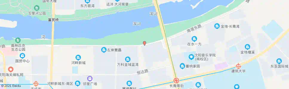 沈阳长青桥南_公交站地图_沈阳公交_妙搜公交查询2025