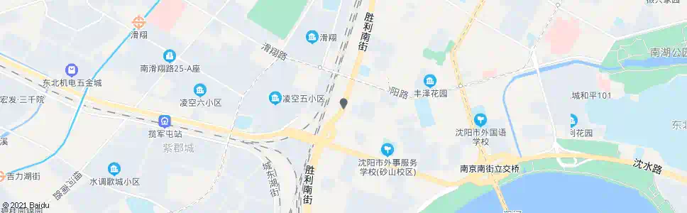 沈阳胜利大街砂南路_公交站地图_沈阳公交_妙搜公交查询2025