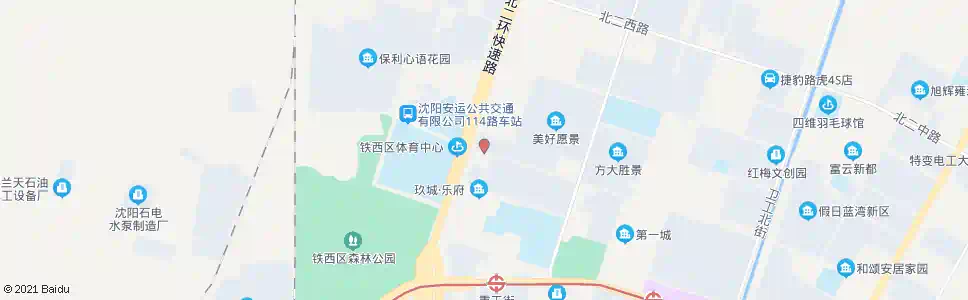 沈阳北四路重工街_公交站地图_沈阳公交_妙搜公交查询2025